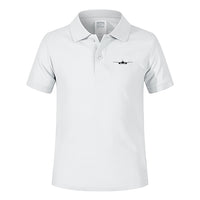 Thumbnail for Boeing 777 Silhouette Designed Children Polo T-Shirts