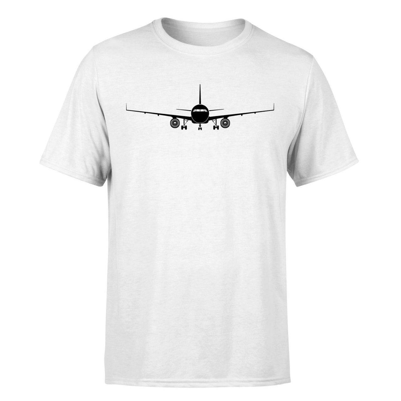 Airbus A320 Silhouette Designed T-Shirts