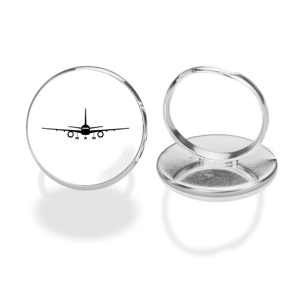 Boeing 757 Silhouette Designed Rings