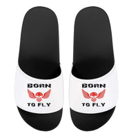 Thumbnail for Born To Fly SKELETON Designed Sport Slippers