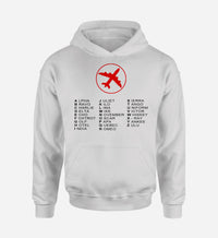 Thumbnail for Aviation Alphabet 2 Designed Hoodies