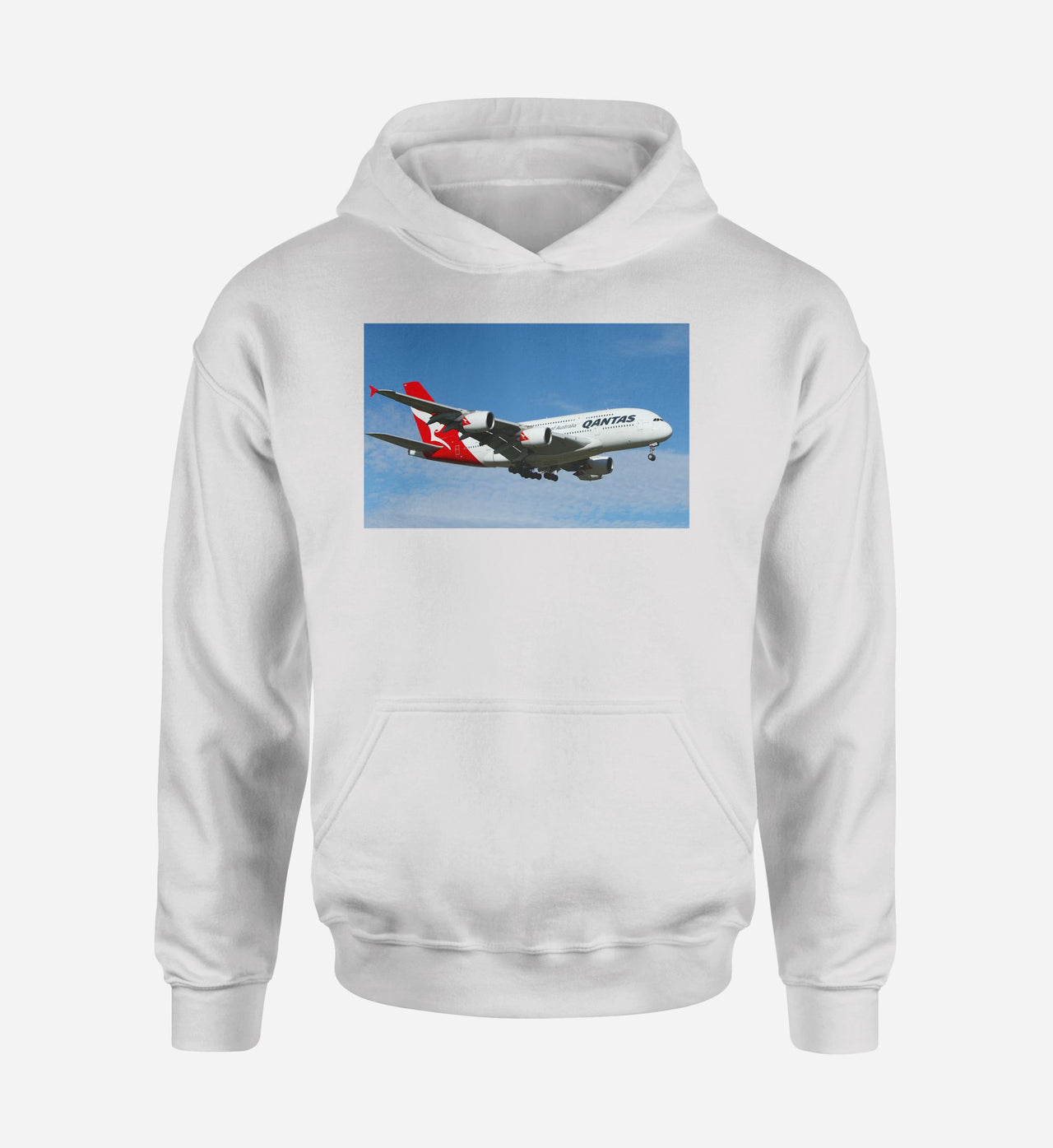 Landing Qantas A380 Designed Hoodies