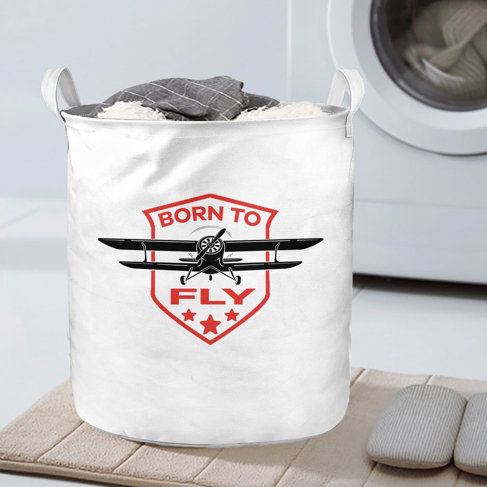 Super Born To Fly Designed Laundry Baskets