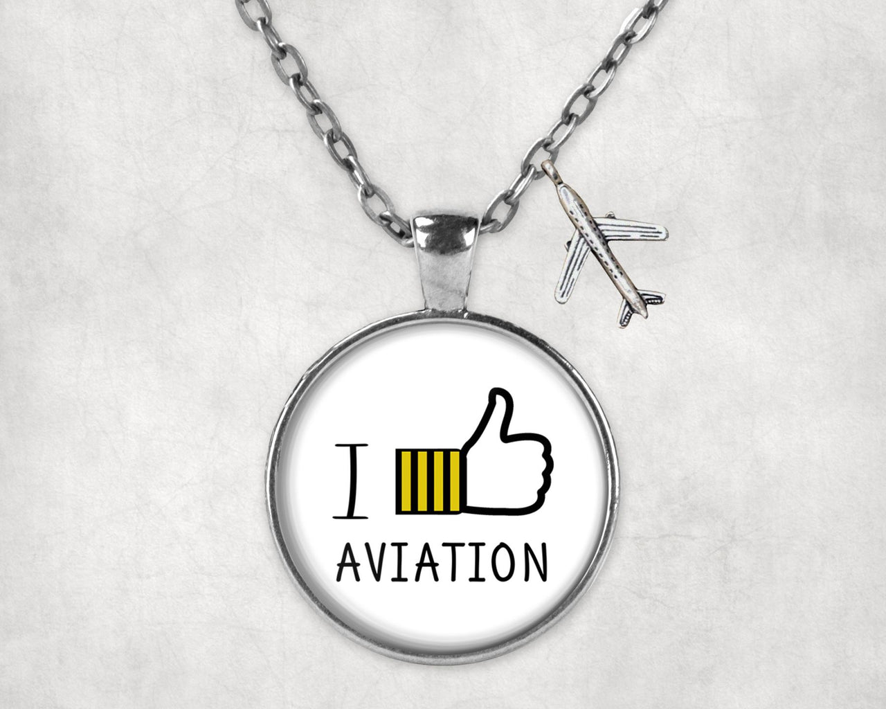 I Like Aviation Designed Necklaces