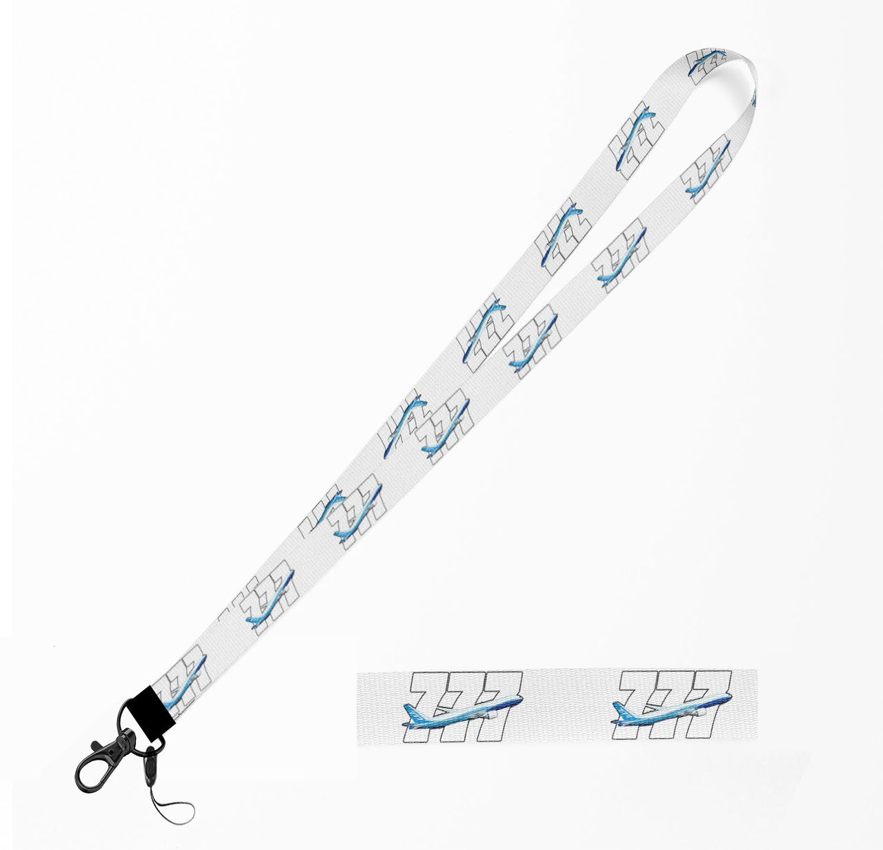 Super Boeing 777 Designed Lanyard & ID Holders