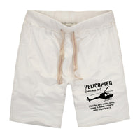 Thumbnail for Helicopter [Noun] Designed Cotton Shorts