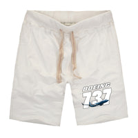 Thumbnail for Super Boeing 737+Text Designed Cotton Shorts