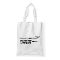 Thumbnail for The McDonnell Douglas MD-11 Designed Tote Bags