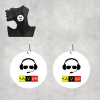 Thumbnail for AV8R 2 Designed Wooden Drop Earrings