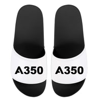 Thumbnail for A350 Flat Text Designed Sport Slippers