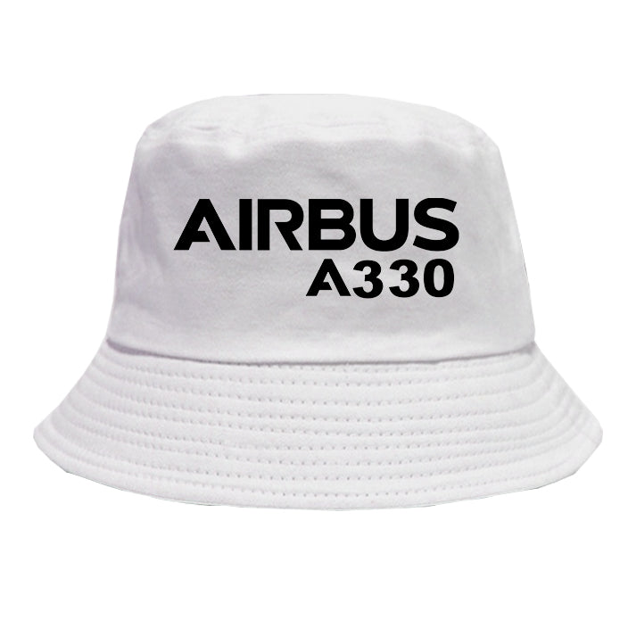 Airbus A330 & Text Designed Summer & Stylish Hats
