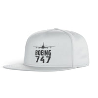 Thumbnail for Boeing 747 & Plane Designed Snapback Caps & Hats