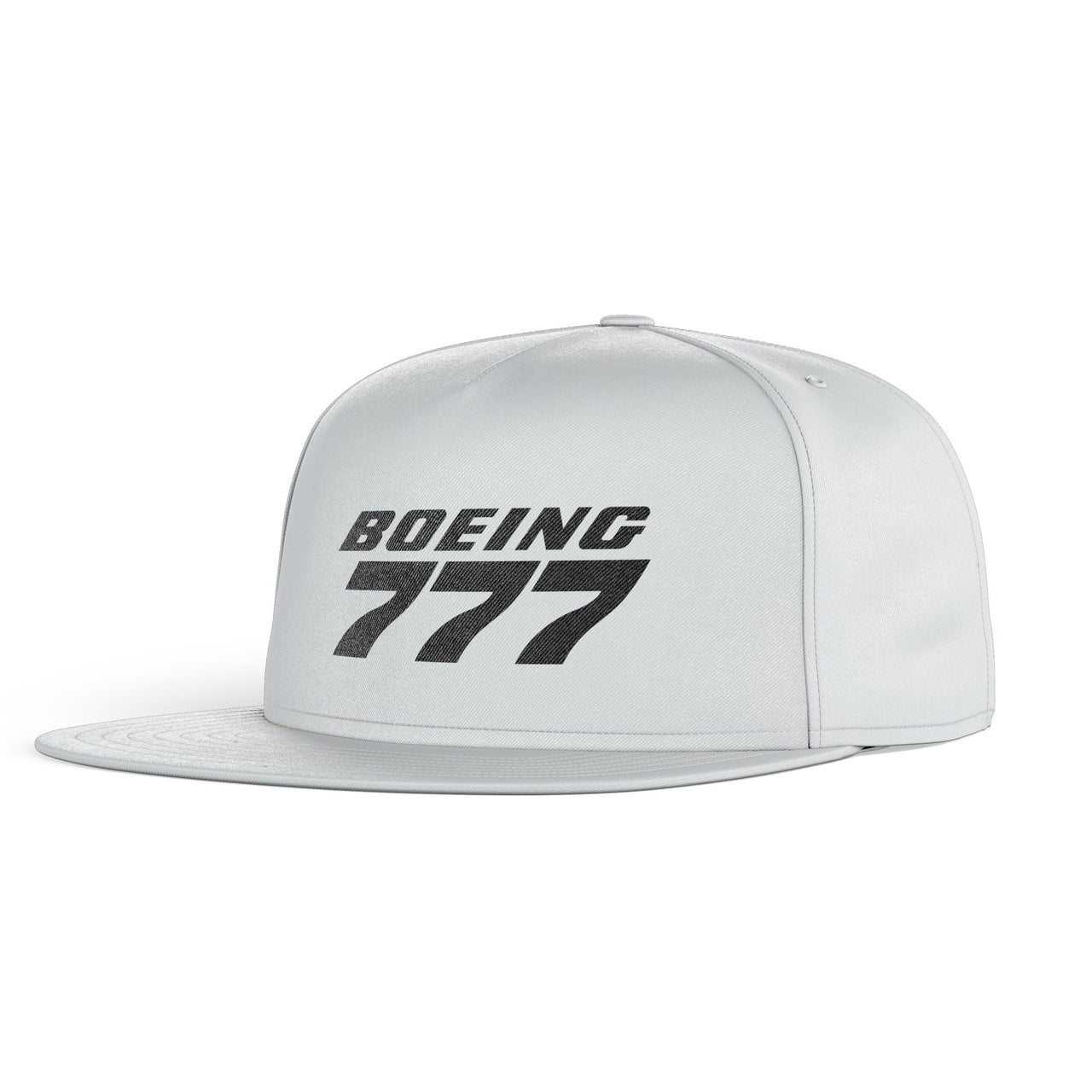 Boeing 777 & Text Designed Snapback Caps & Hats