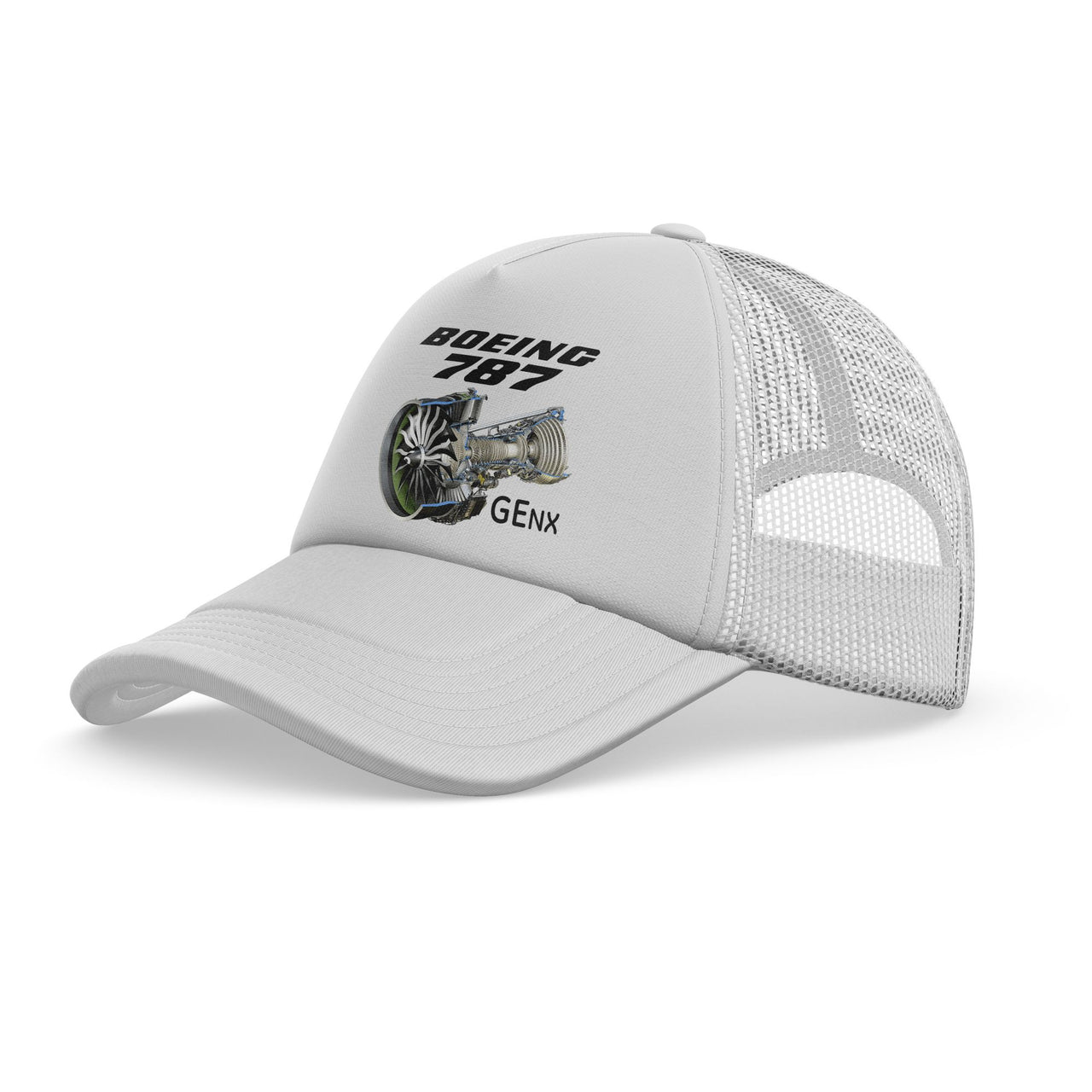 Boeing 787 & GENX Engine Designed Trucker Caps & Hats