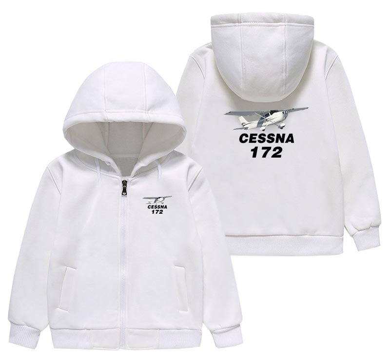 The Cessna 172 Designed "CHILDREN" Zipped Hoodies