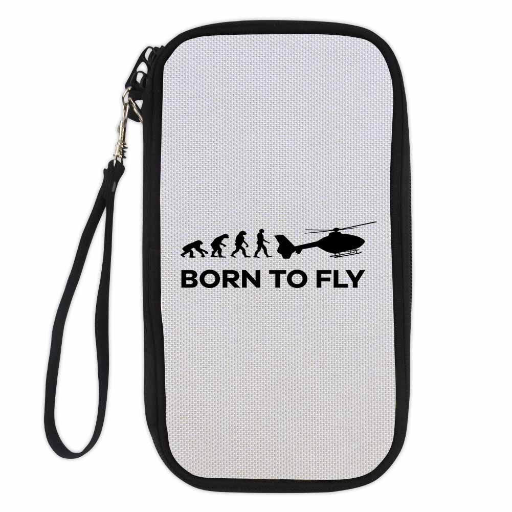 Born To Fly Helicopter Designed Travel Cases & Wallets
