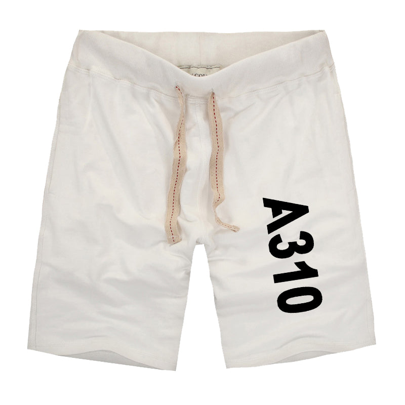 A310 Text Designed Cotton Shorts
