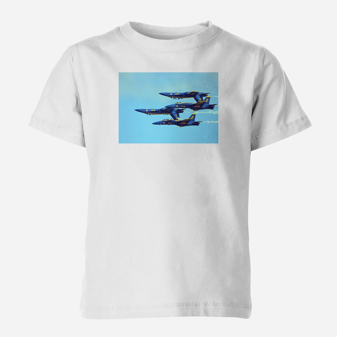 US Navy Blue Angels Designed Children T-Shirts