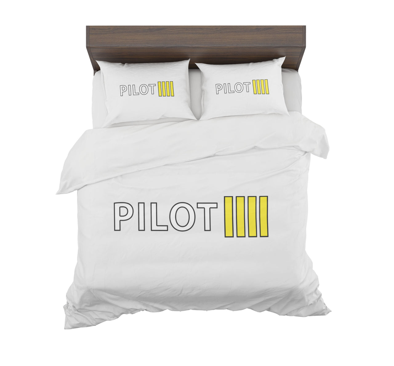Pilot & Stripes (4 Lines) Designed Bedding Sets