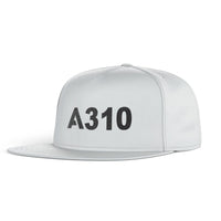 Thumbnail for A310 Flat Text Designed Snapback Caps & Hats
