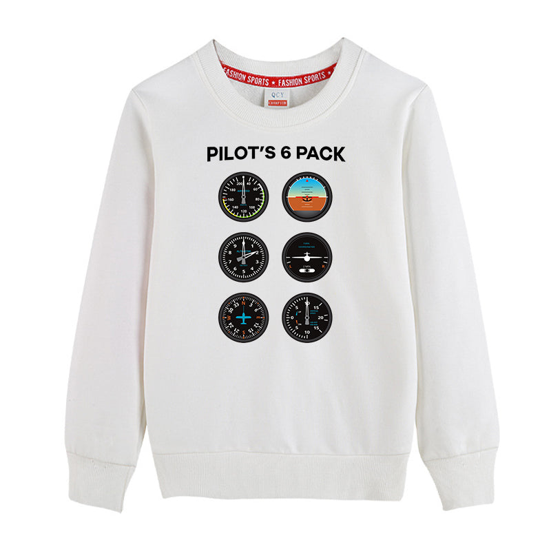 Pilot's 6 Pack Designed "CHILDREN" Sweatshirts