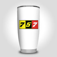 Thumbnail for Flat Colourful 757 Designed Tumbler Travel Mugs