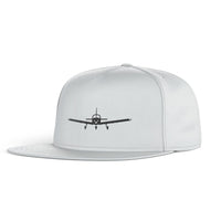 Thumbnail for Piper PA28 Silhouette Plane Designed Snapback Caps & Hats