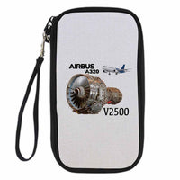 Thumbnail for Airbus A320 & V2500 Engine Designed Travel Cases & Wallets