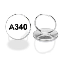 Thumbnail for A340 Flat Text Designed Rings