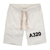 Thumbnail for A320 Flat Text Designed Cotton Shorts