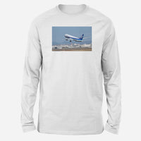Thumbnail for Departing ANA's Boeing 767 Designed Long-Sleeve T-Shirts