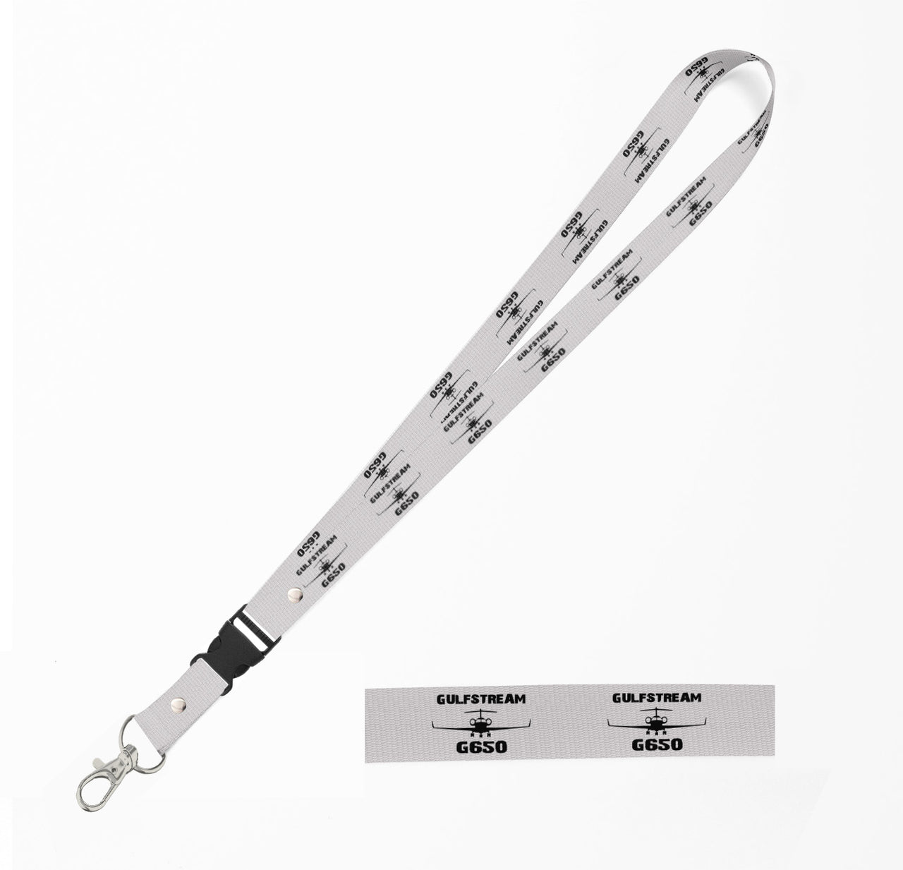 Gulfstream G650 & Plane Designed Detachable Lanyard & ID Holders