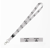 Thumbnail for Gulfstream G650 & Plane Designed Detachable Lanyard & ID Holders