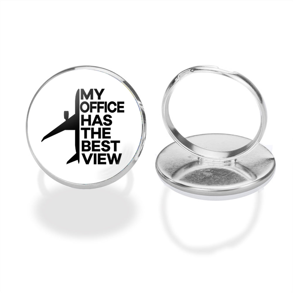 My Office Has The Best View Designed Rings
