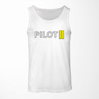 Thumbnail for Pilot & Stripes (2 Lines) Designed Tank Tops