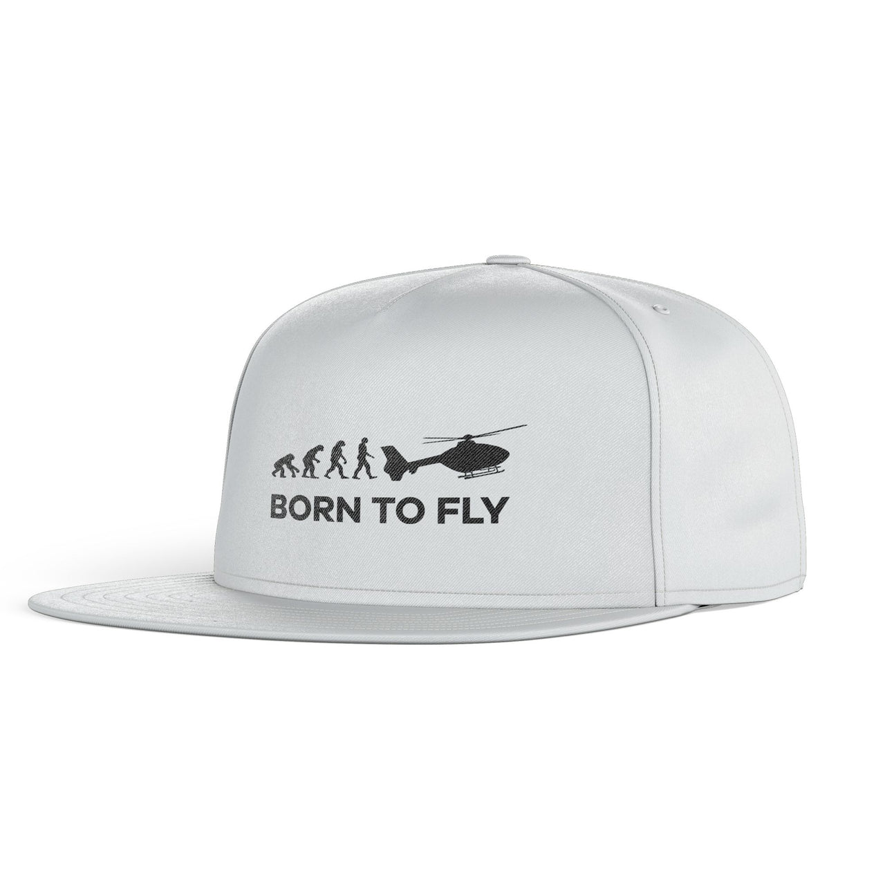Born To Fly Helicopter Designed Snapback Caps & Hats