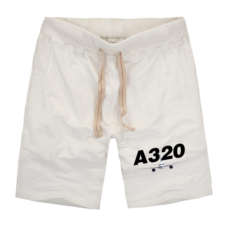 Super Airbus A320 Designed Cotton Shorts