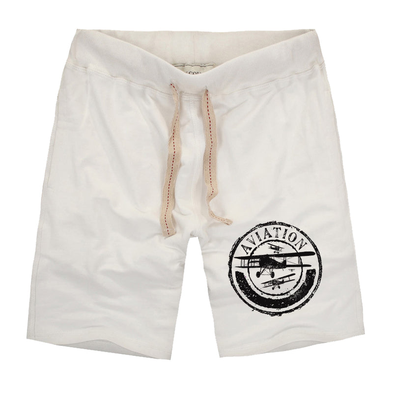 Aviation Lovers Designed Cotton Shorts
