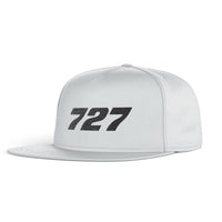 Thumbnail for 727 Flat Text Designed Snapback Caps & Hats