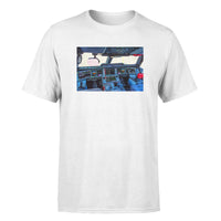 Thumbnail for Airbus A350 Cockpit Designed T-Shirts