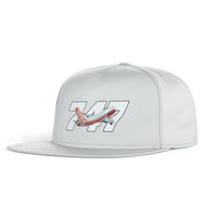 Thumbnail for Super Boeing 747 Intercontinental Designed Snapback Caps & Hats