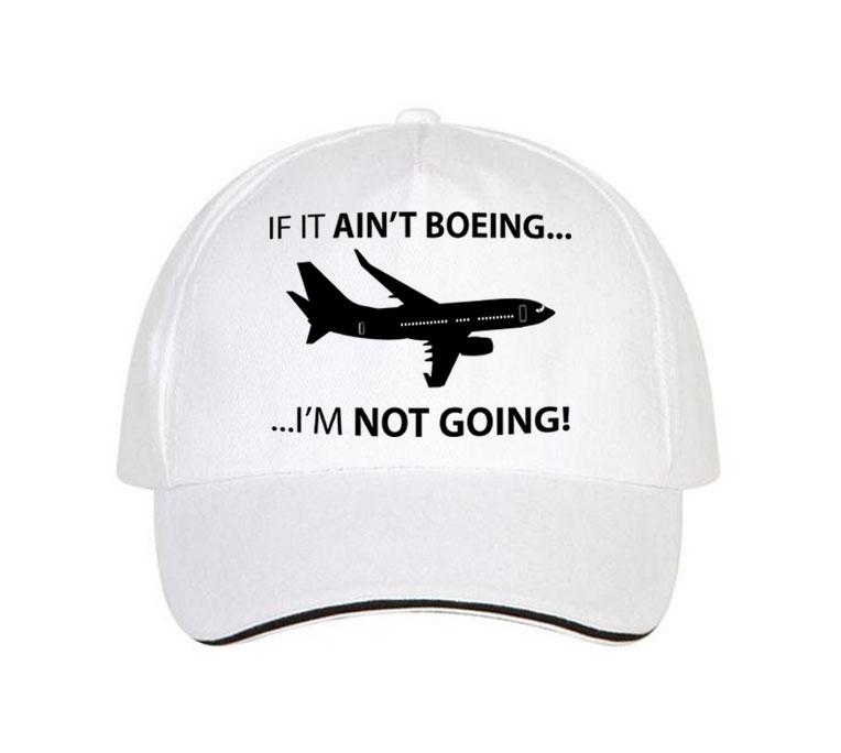 If It Ain't Boeing, I am not Going Hats Pilot Eyes Store White 