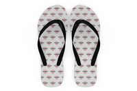 Thumbnail for Born To Fly Designed Designed Slippers (Flip Flops)