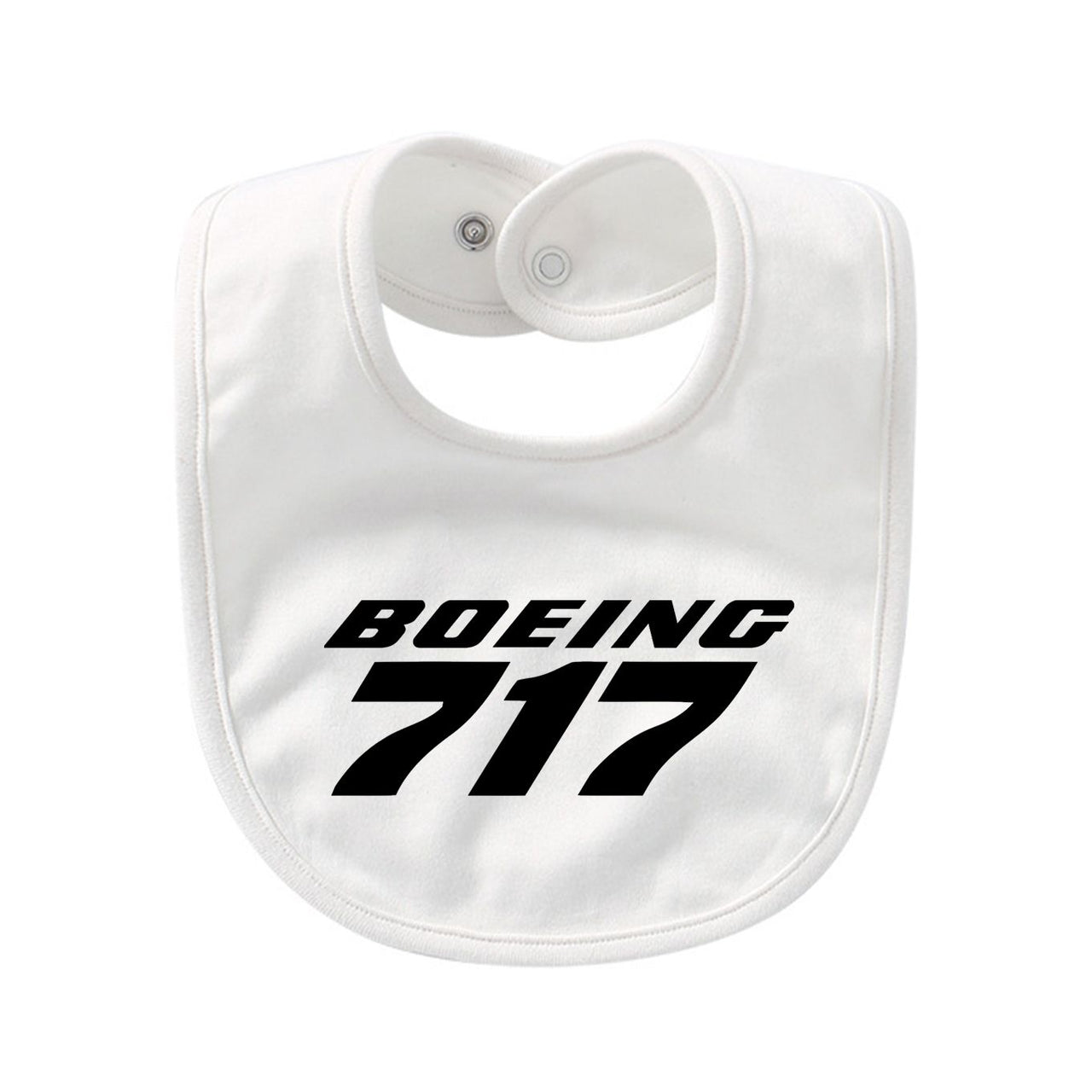 Boeing 717 & Text Designed Baby Saliva & Feeding Towels