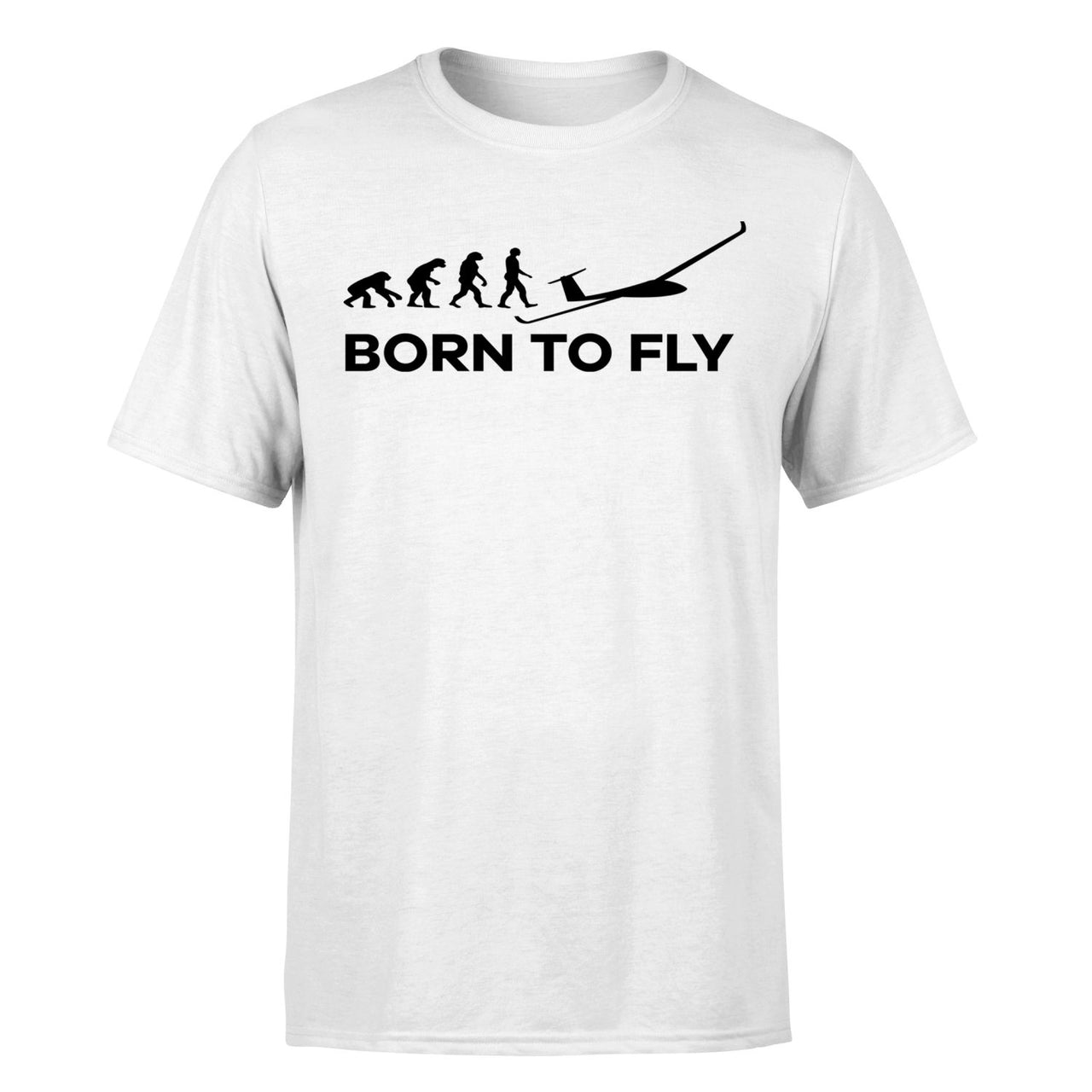 Born To Fly Glider Designed T-Shirts