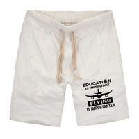 Thumbnail for Flying is Importanter Designed Cotton Shorts