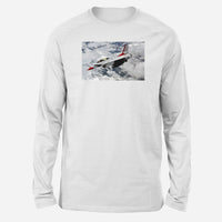 Thumbnail for US Air Force Show Fighter Jet 16 Designed Long-Sleeve T-Shirts