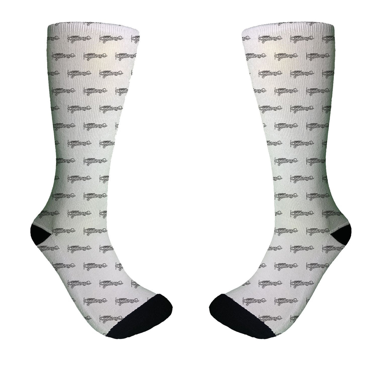 Special Cessna Text Designed Socks