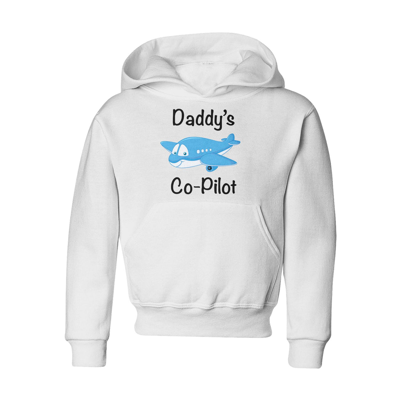 Daddy's Co-Pilot (Jet Airplane) Designed "CHILDREN" Hoodies