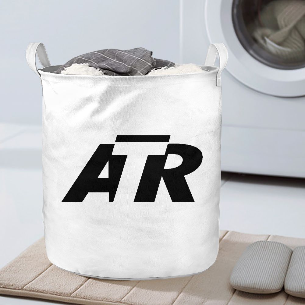 ATR & Text Designed Laundry Baskets